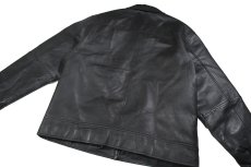 画像7: Used St John's Bay Leather Jacket Black (7)