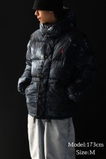 画像8: Polo Ralph Lauren Down Jacket Navy Tie Dye ラルフローレン (8)