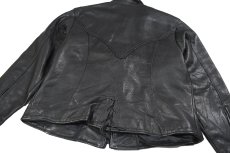 画像5: Used Design Leather Jacket Black (5)