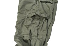 画像5: 60s Used Us Army Cotton Poplin Non Rip Jungle Fatigue Pants Olive (5)