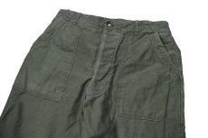 画像2: Used Us Army Cotton Sateen OG-107 Baker Pants  (2)