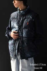 画像9: Polo Ralph Lauren Down Jacket Navy Tie Dye ラルフローレン (9)