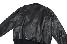 画像8: Used Avirex Type B-7 Leather Jacket Black (8)