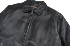 画像2: Used St John's Bay Leather Jacket Black (2)