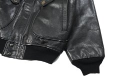 画像3: Used Avirex Type B-7 Leather Jacket Black (3)