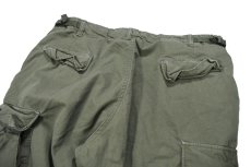 画像4: 60s Used Us Army Cotton Poplin Non Rip Jungle Fatigue Pants Olive (4)