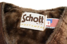 画像4: Used Schott Mouton Vest made in USA (4)