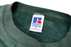 画像4: Used Russell Athletic Blank Sweat Shirt Fade Green made in USA (4)