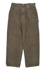 画像1: Used Old Navy Corduroy Carpenter Pants Olive (1)