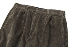 画像2: Used Bill Blass Corduroy Pants Olive (2)