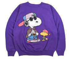 画像1: Used Print Sweat Shirt "Snoopy" made in USA (1)