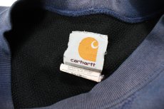 画像4: Used Carhartt Crew Neck Sweat Shirt Fade Navy (4)