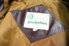 画像4: Used Gino Leathers Leather Jacket Brown (4)