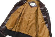 画像5: Used Gino Leathers Leather Jacket Brown (5)