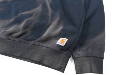 画像3: Used Carhartt Crew Neck Sweat Shirt Fade Navy (3)