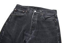 画像2: Used Levi's 501 Denim Pants Black リーバイス (2)