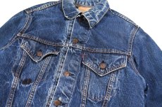 画像2: 60s-70s Used Levi's 70505 Blanket Lined Trucker Jacket "Big E" (2)