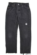 画像1: 98' Used Levi's 501 Denim Pants Black made in USA リーバイス (1)