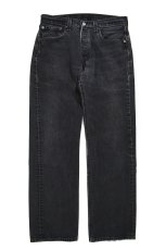 画像1: Used Levi's 501 Denim Pants Black リーバイス (1)