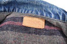 画像5: 60s-70s Used Levi's 70505 Blanket Lined Trucker Jacket "Big E" (5)