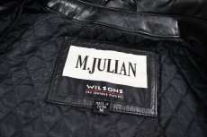 画像4: Used M.Julian Wilsons Leather Leather Coat Black (4)