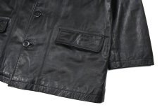 画像3: Used M.Julian Wilsons Leather Leather Coat Black (3)