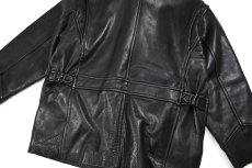 画像7: Used Andrew Marc Wilsons Leather Leather Coat Black (7)