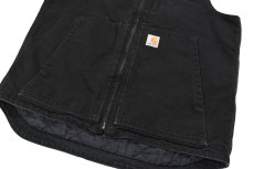 画像3: Used Carhartt Duck Vest Black (3)