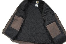 画像5: Used Carhartt Duck Vest Dark Brown (5)