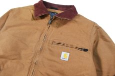 画像2: Used Carhartt Detroit Jacket Brown (2)