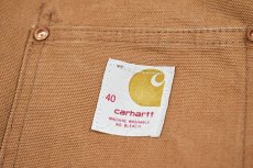 画像4: 70s Used Carhartt Michigan Chore Coat Brown (4)