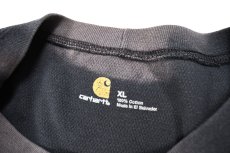 画像4: Used Carhartt Crew Neck Thermal Fade Black (4)