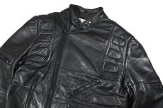 画像2: Used Wilsons Design Riders Jacket Black (2)