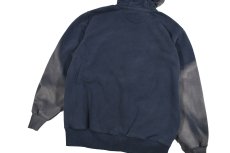 画像5: Used Carhartt Quarter Zip Sweat Hoodie Fade Navy (5)