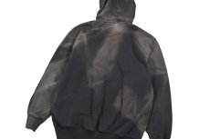 画像5: Used Carhartt Quarter Zip Sweat Hoodie Fade Black (5)