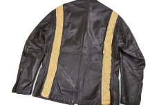 画像8: 70~80s Used Bates Single Riders Jacket Brown (8)