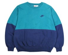 画像1: Used Nike 2Tone Sweat Shirt (1)