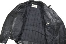 画像7: Used Wilsons Design Riders Jacket Black (7)