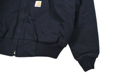 画像3: Used Carhartt Duck Active Jacket Navy "Rise" (3)