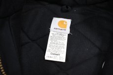 画像4: Deadstock Carhartt Duck Active Jacket Black "4 Star Trailers, Inc." (4)