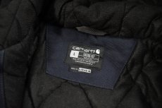 画像4: Used Carhartt Duck Active Jacket Navy "Fritolay" (4)