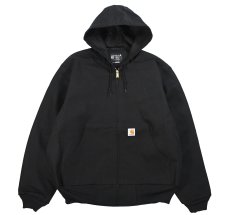 画像1: Carhartt Duck Thermal Lined Active Jacket Black (1)