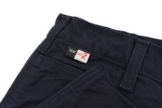 画像4: Carhartt FR Washed Duck Work Dungaree Pants Dark Navy カーハート (4)