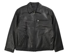 画像1: Deadstock Roundtree&Yorke Leather Jacket Black (1)