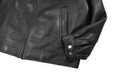 画像3: Used St John's Bay Leather Jacket Black (3)