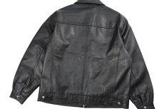 画像7: Used St John's Bay Leather Jacket Black (7)