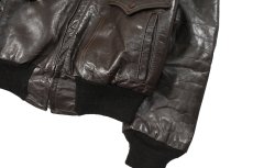 画像3: Used Direc Tion Type G-1 Leather Jacket Brown (3)