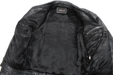 画像5: Used Mirage Leather Jacket Black (5)