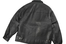 画像7: Used St John's Bay Leather Jacket Black (7)