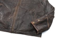 画像3: Used Wilsons Leather Jacket Brown (3)